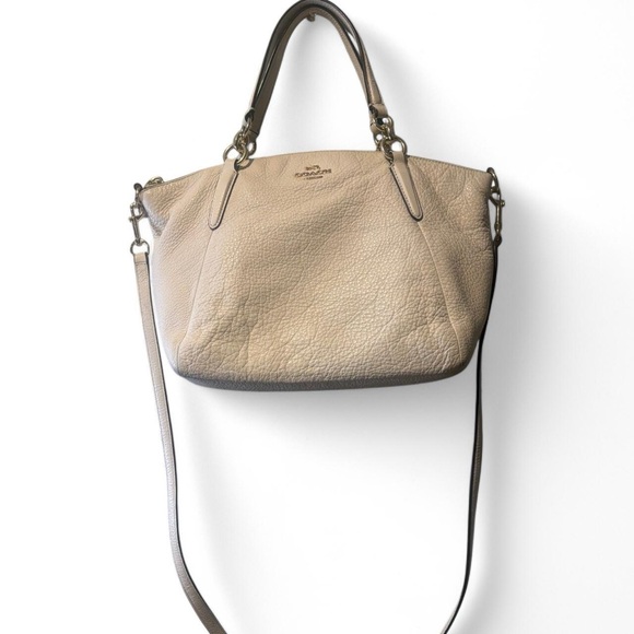 Coach Kelsey Satchel in Cream - Picture 4 of 9